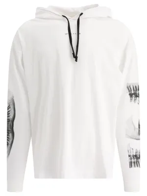 1017 ALYX 9SM Graphic Printed Hooded Long Sleeve T-Shirt