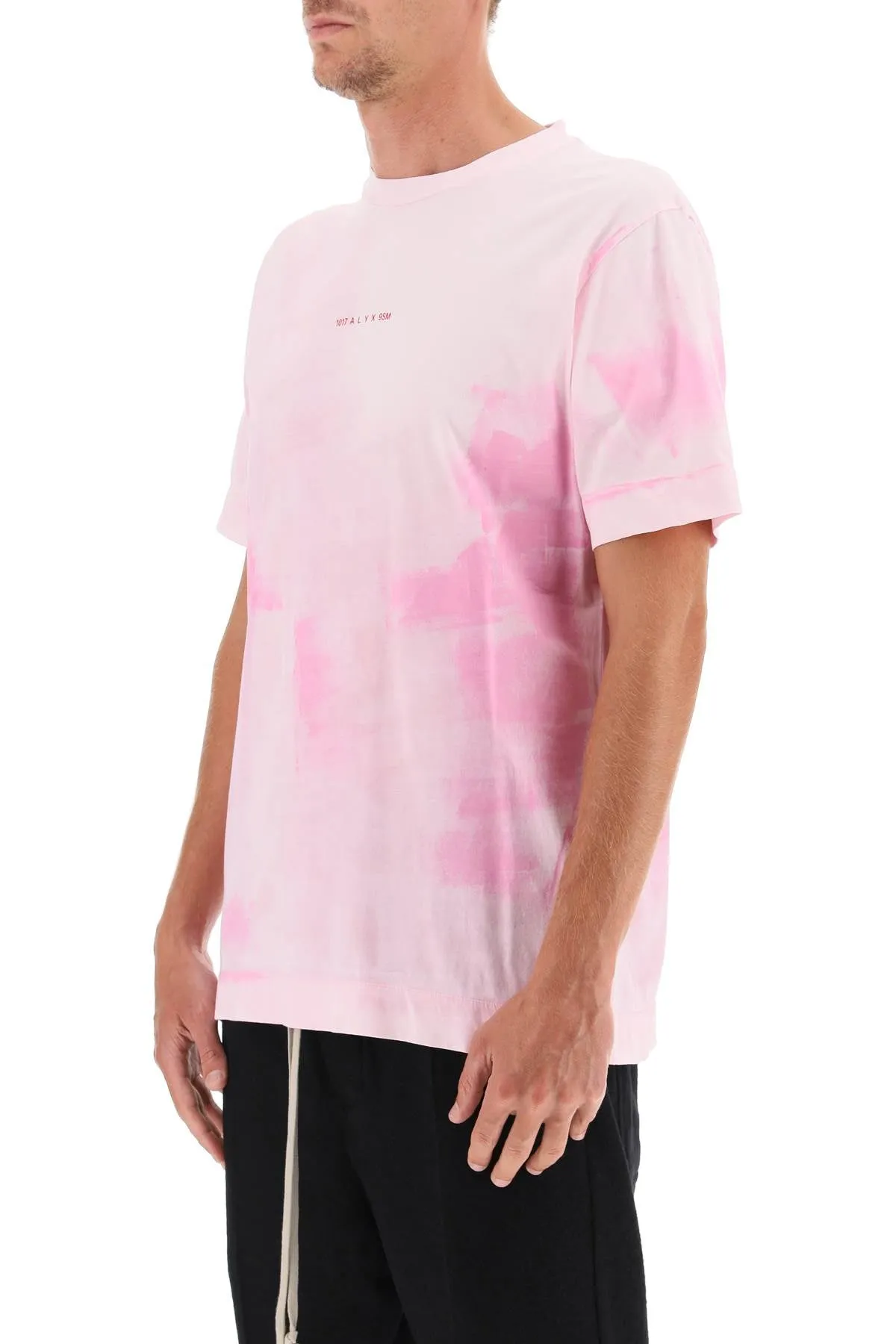 1017 ALYX 9SM Tie-Dyed Crewneck T-Shirt