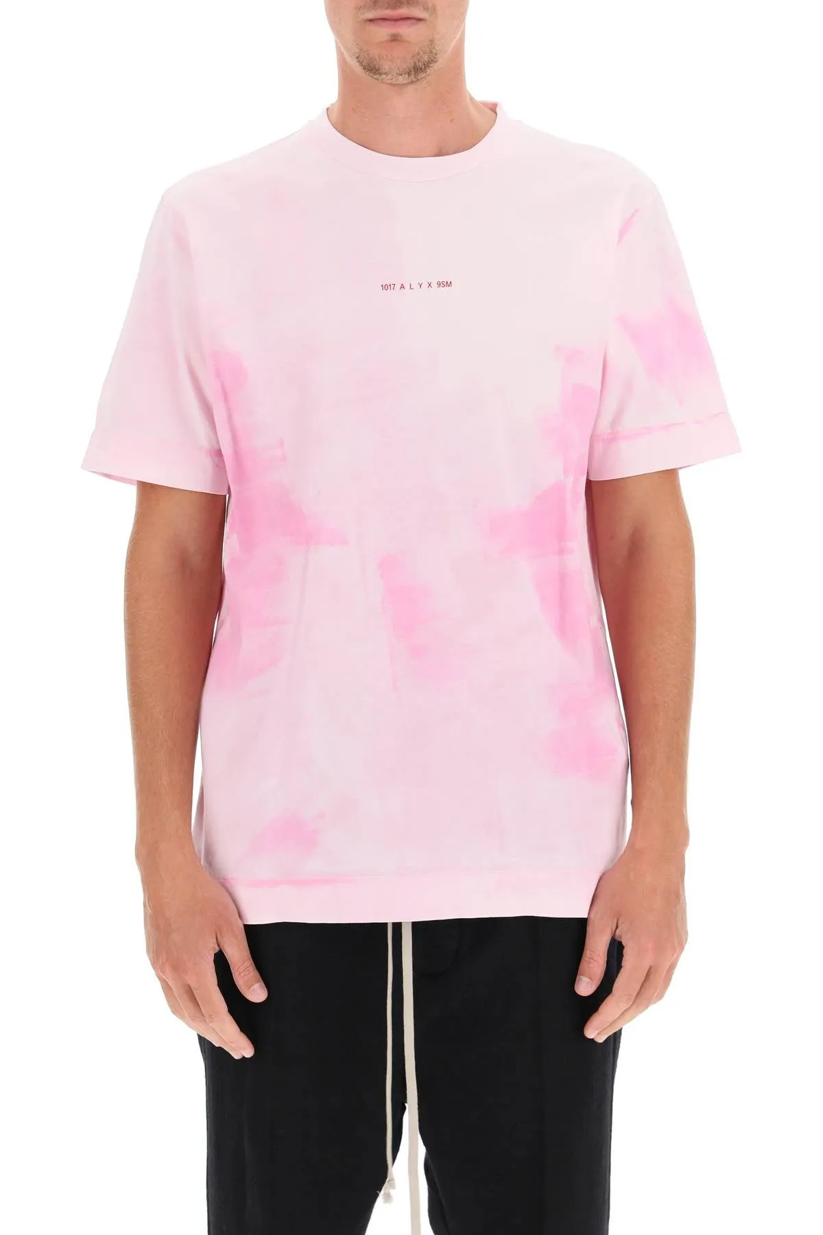 1017 ALYX 9SM Tie-Dyed Crewneck T-Shirt