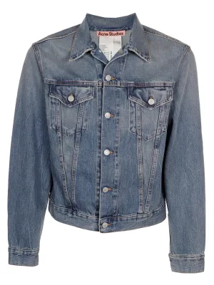 Acne Studios Buttoned Long-Sleeved Denim Jacket