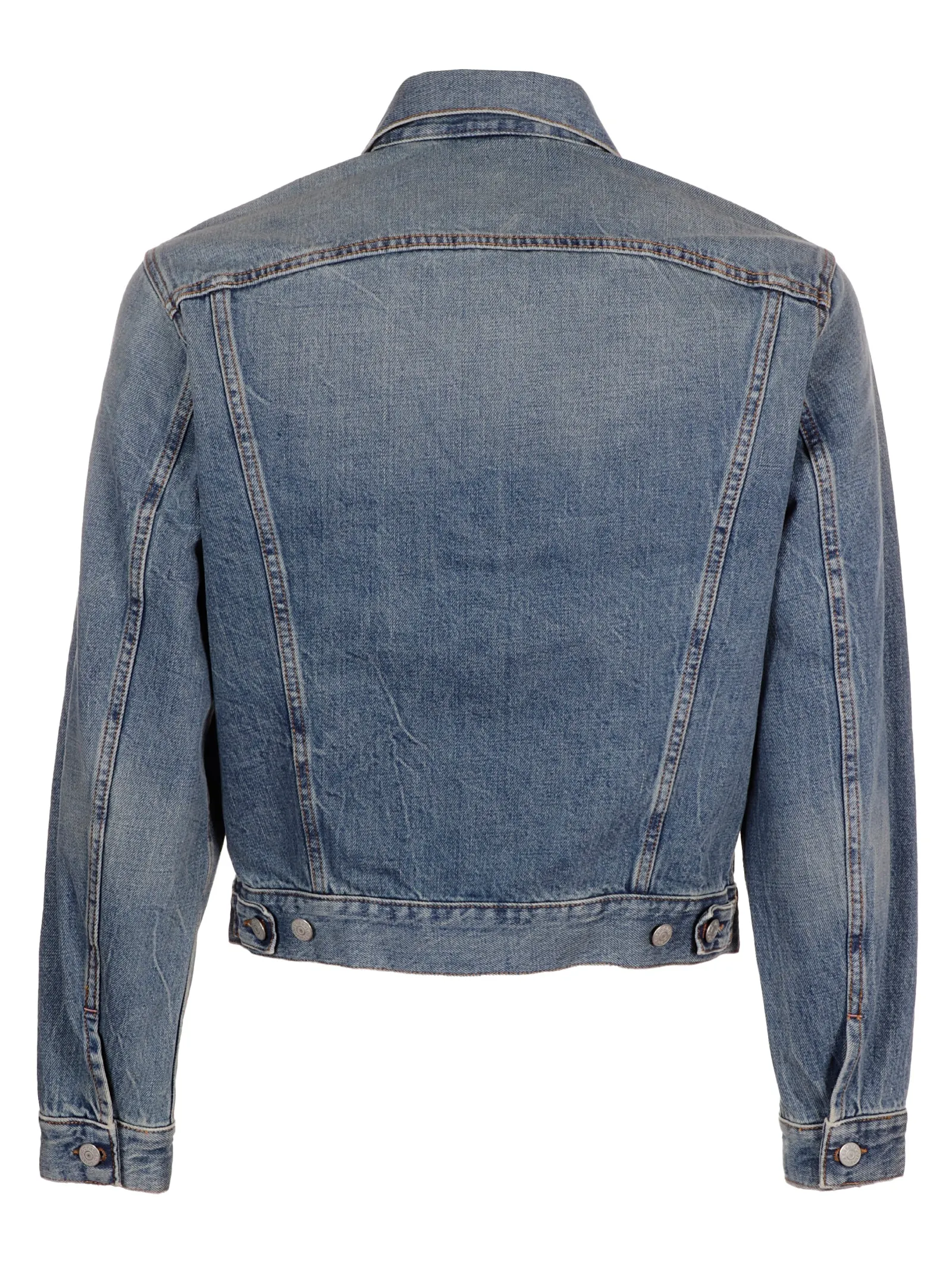 Acne Studios Buttoned Long-Sleeved Denim Jacket