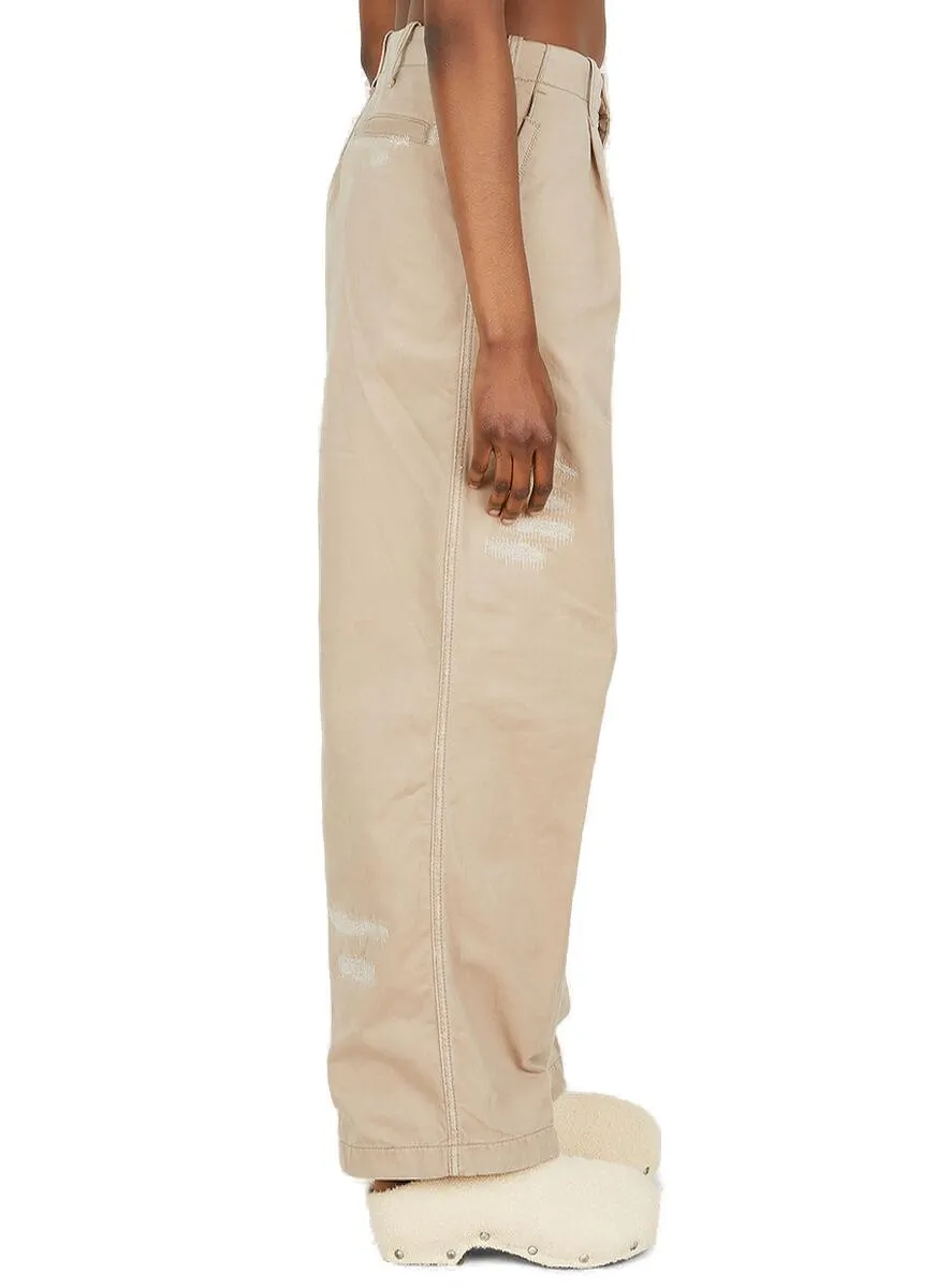 Acne Studios Distressed Straight-Leg Pants