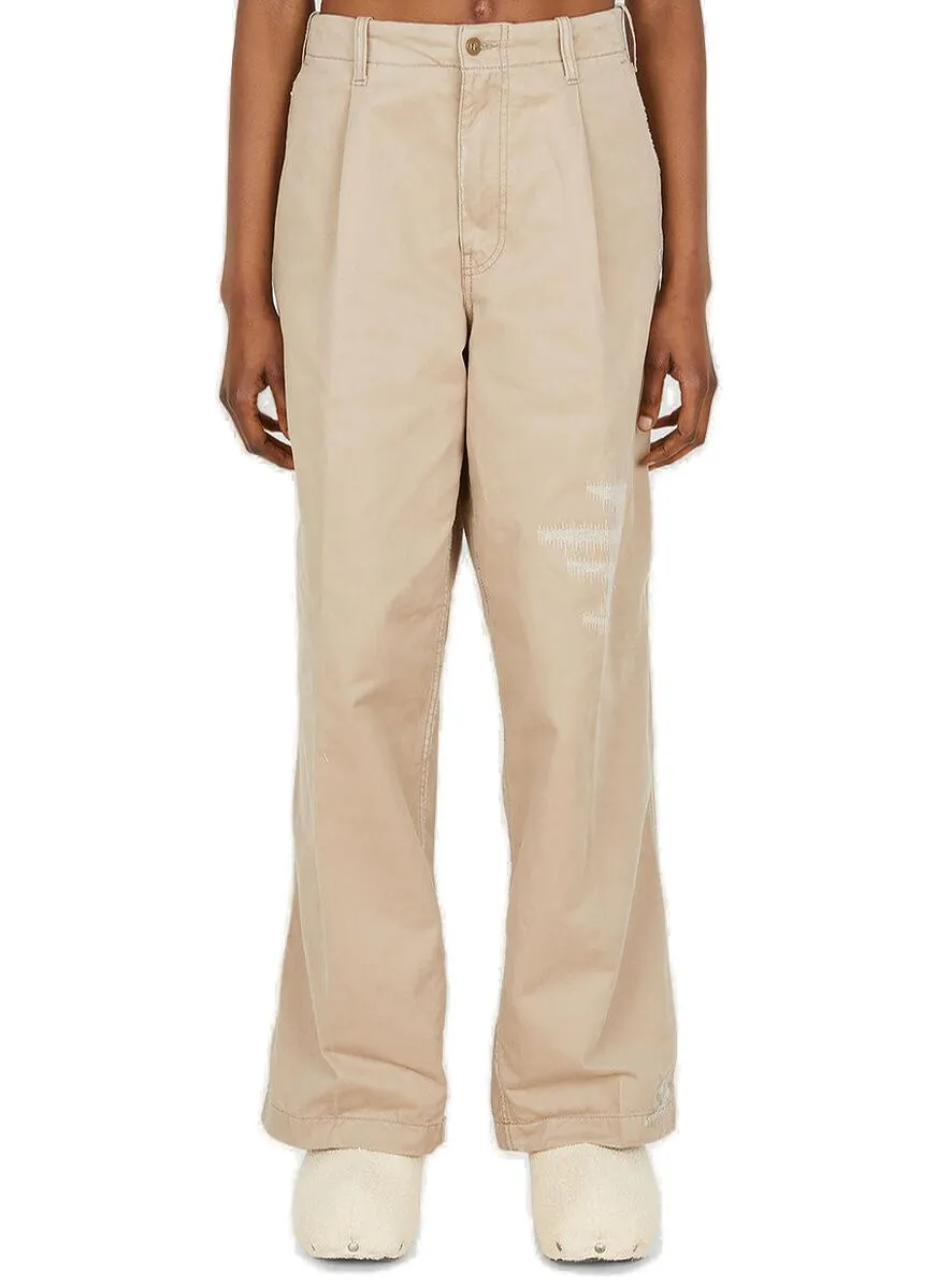 Acne Studios Distressed Straight-Leg Pants