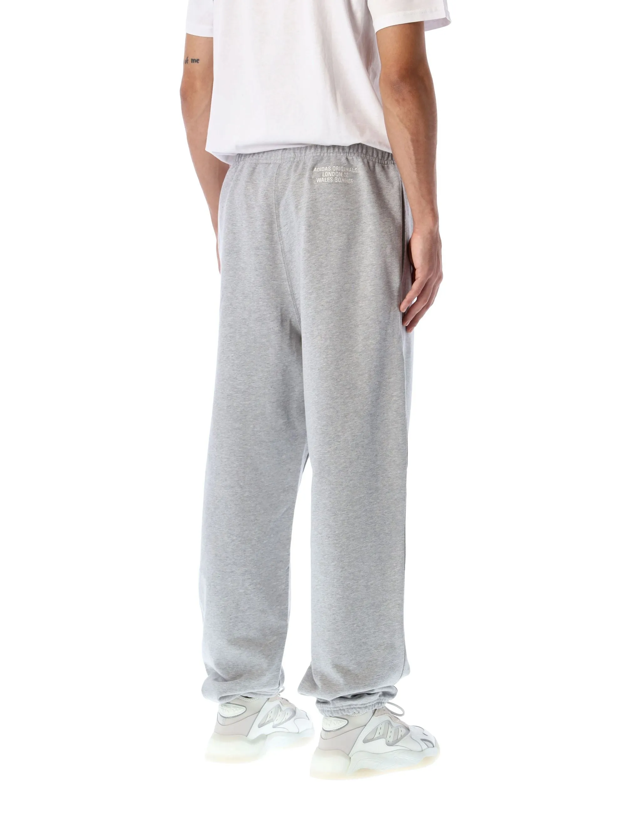 Adidas By Wales Bonner Logo Embroidered Fleece Joggers