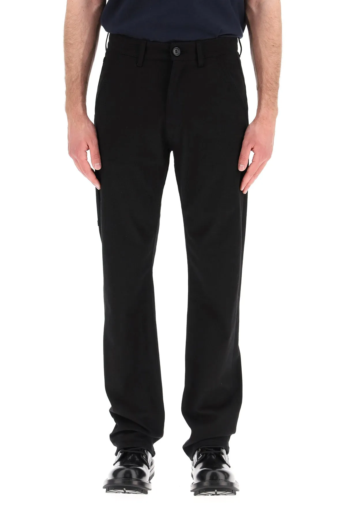 Alexander McQueen Graffiti Logo Straight-Leg Jeans