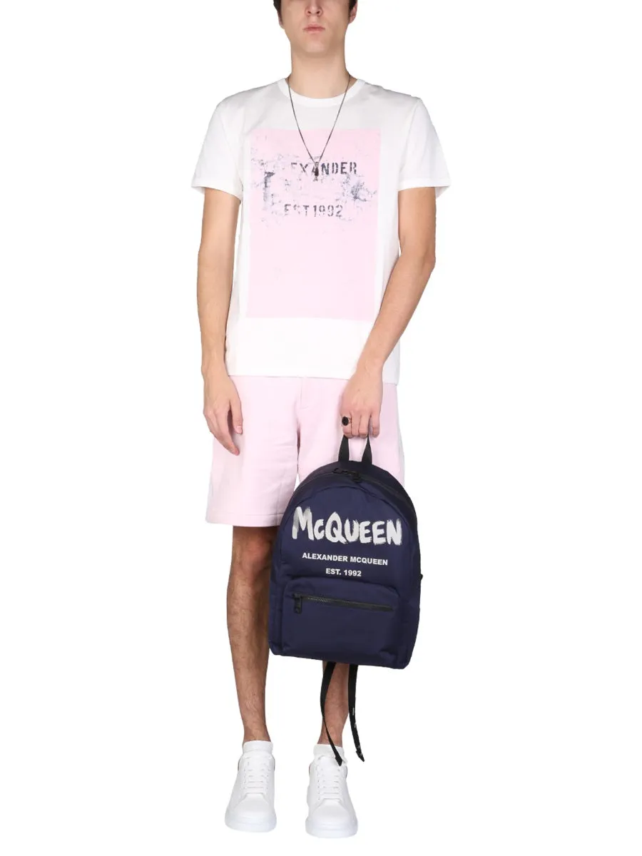 Alexander McQueen Graphic Printed Crewneck T-Shirt