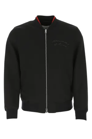 Alexander McQueen Logo Bomber Jacket