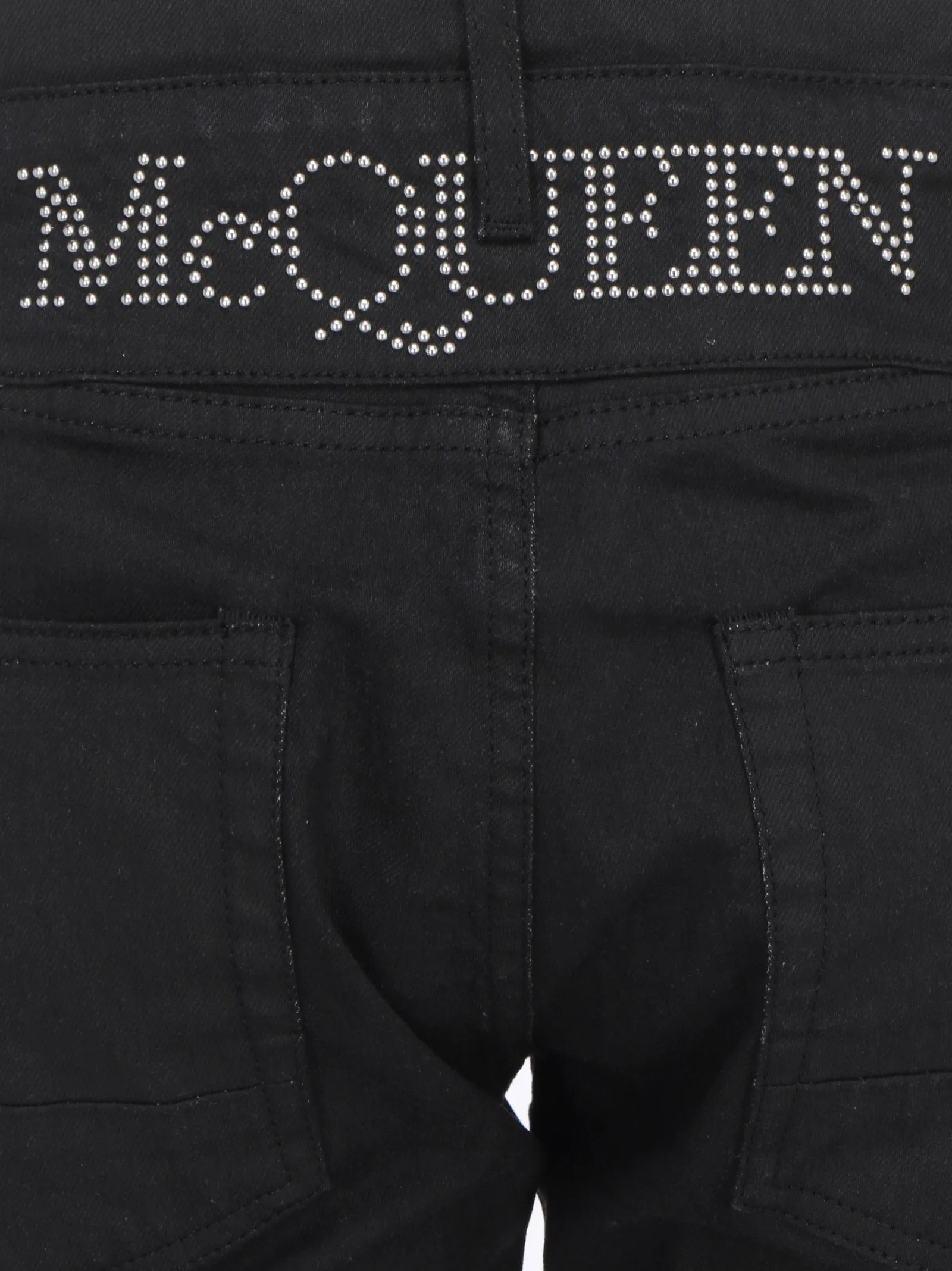 Alexander McQueen Logo-Embellished Jeans