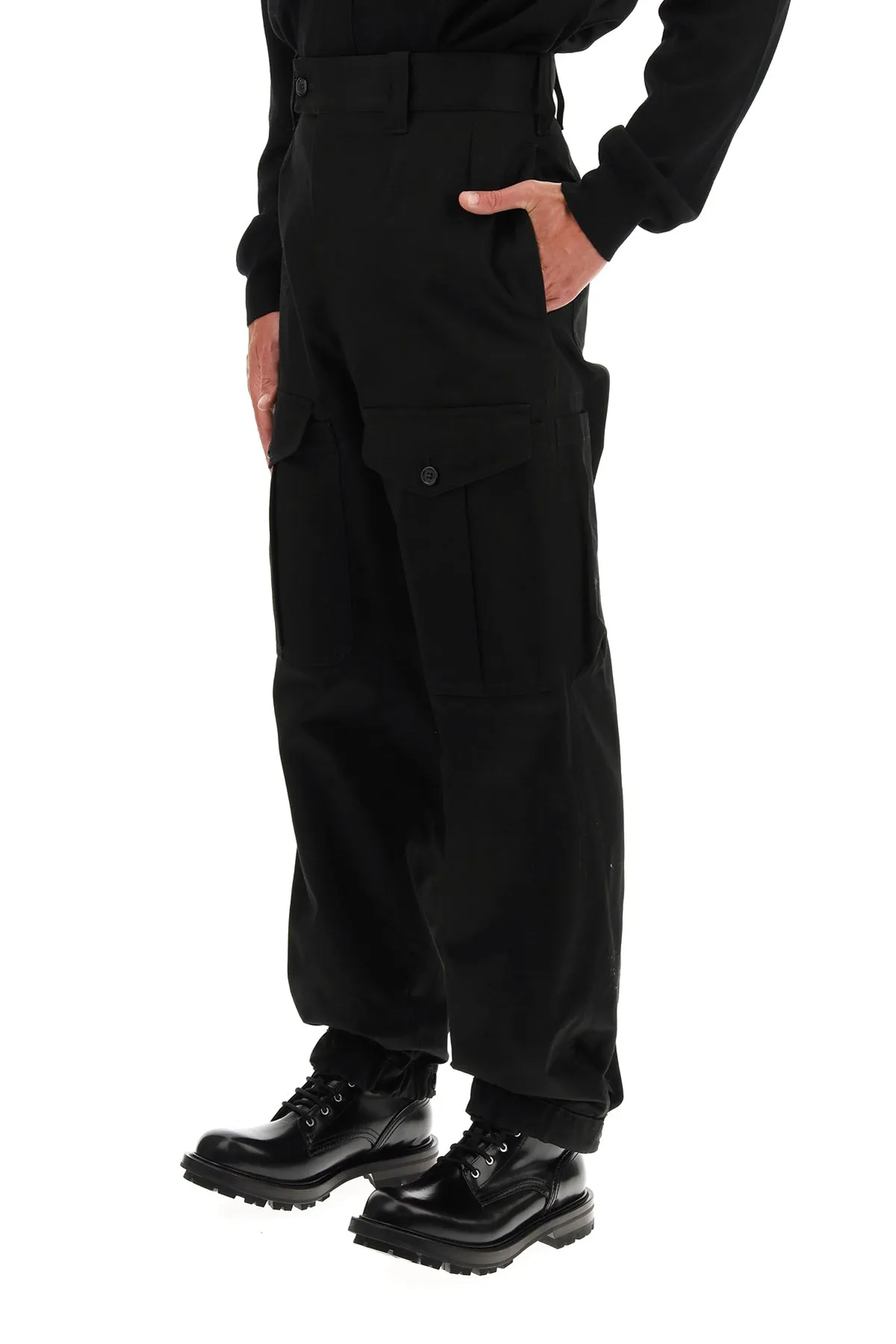 Alexander McQueen Pocket Detailed Straight Leg Trousers