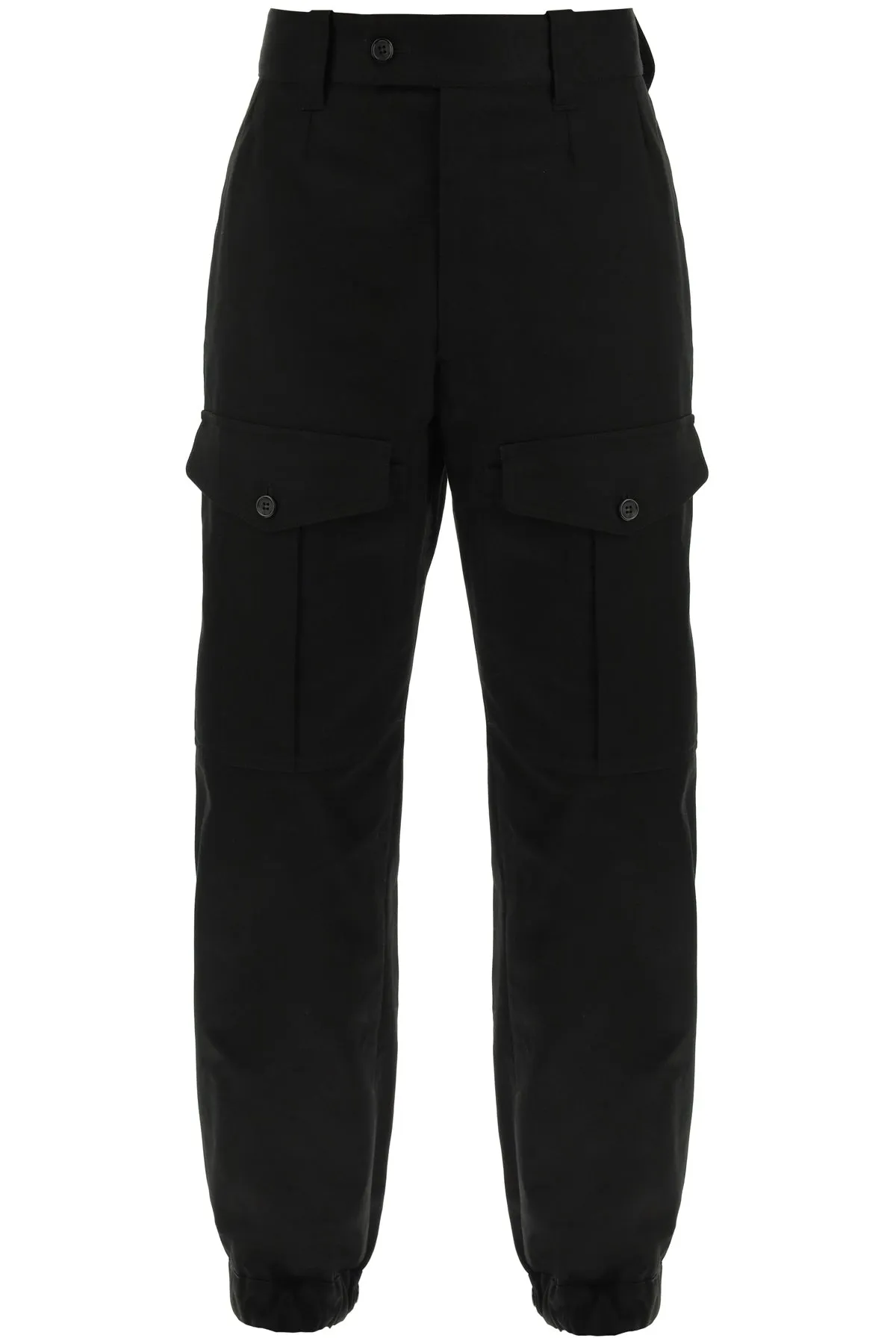 Alexander McQueen Pocket Detailed Straight Leg Trousers
