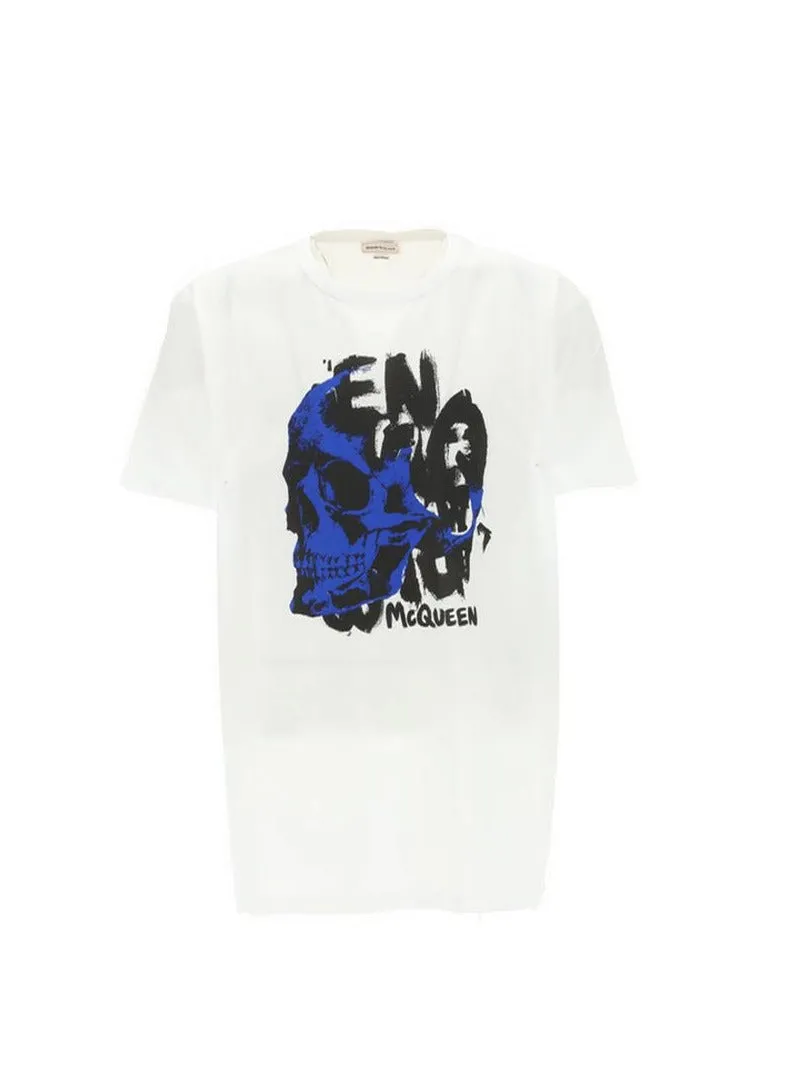 Alexander McQueen Printed Crewneck T-Shirt