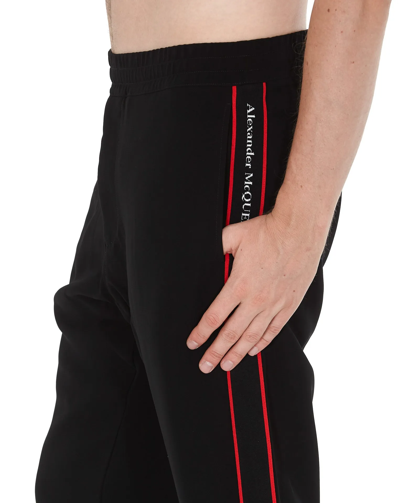 Alexander McQueen Side Logo Tape Track Pants