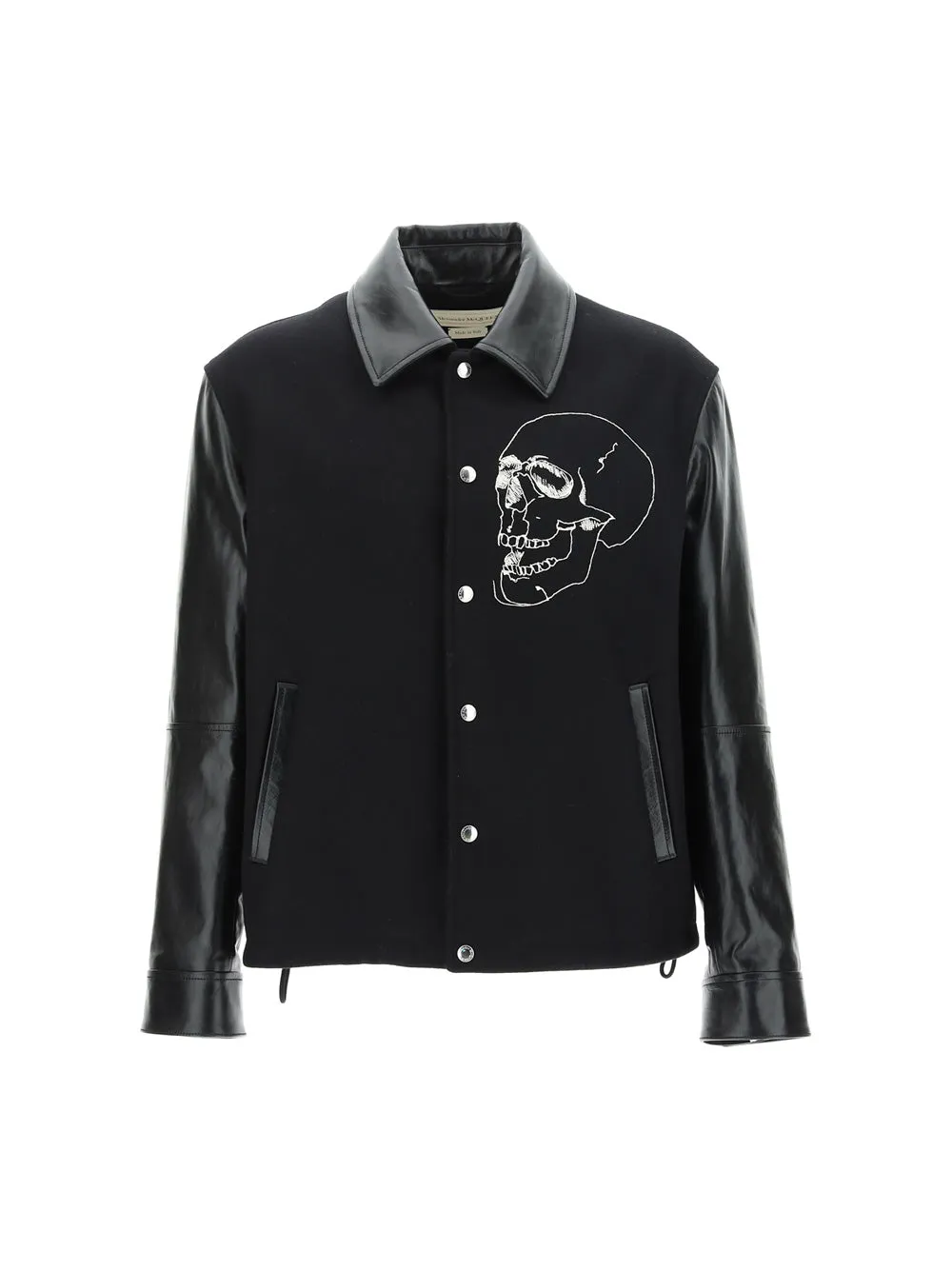 Alexander McQueen Skull Embroidered Buttoned Jacket