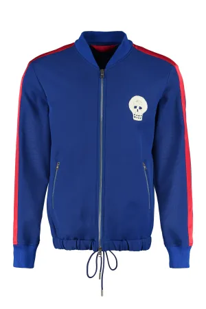 Alexander McQueen Skull Patch Zipped Jacket