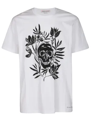 Alexander McQueen Skull Printed Crewneck T-Shirt