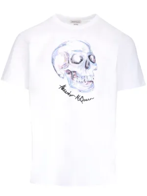 Alexander McQueen Skull Printed T-Shirt