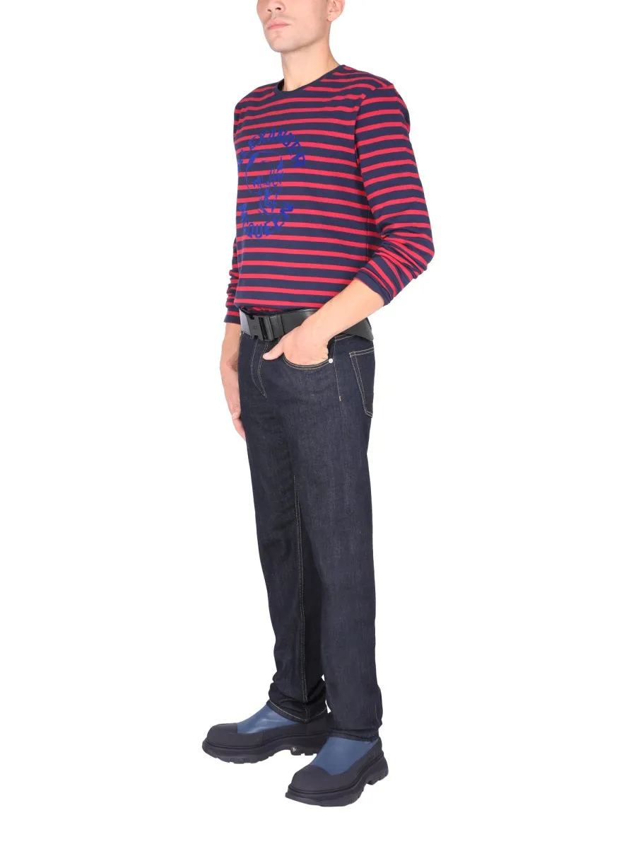Alexander McQueen Striped Long Sleeve T-Shirt