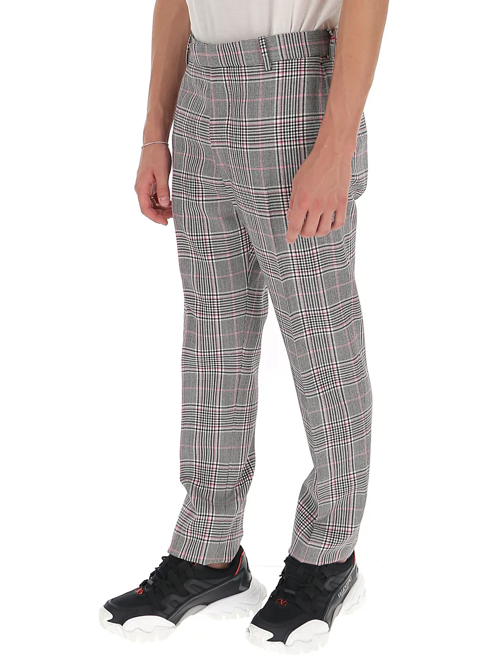 Alexander McQueen Tartan Slim-Fit Trousers