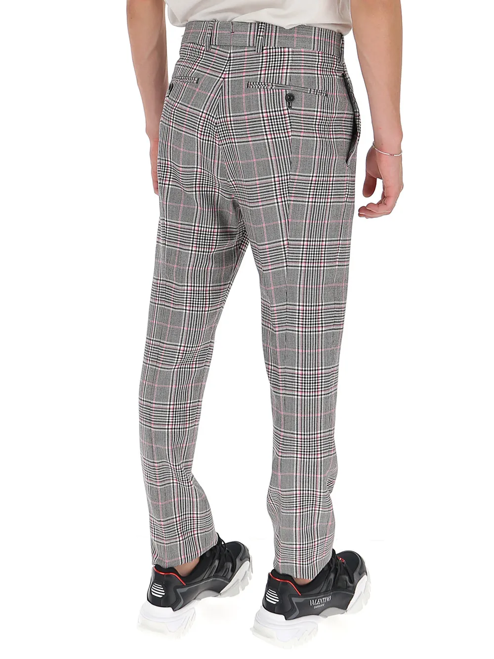Alexander McQueen Tartan Slim-Fit Trousers