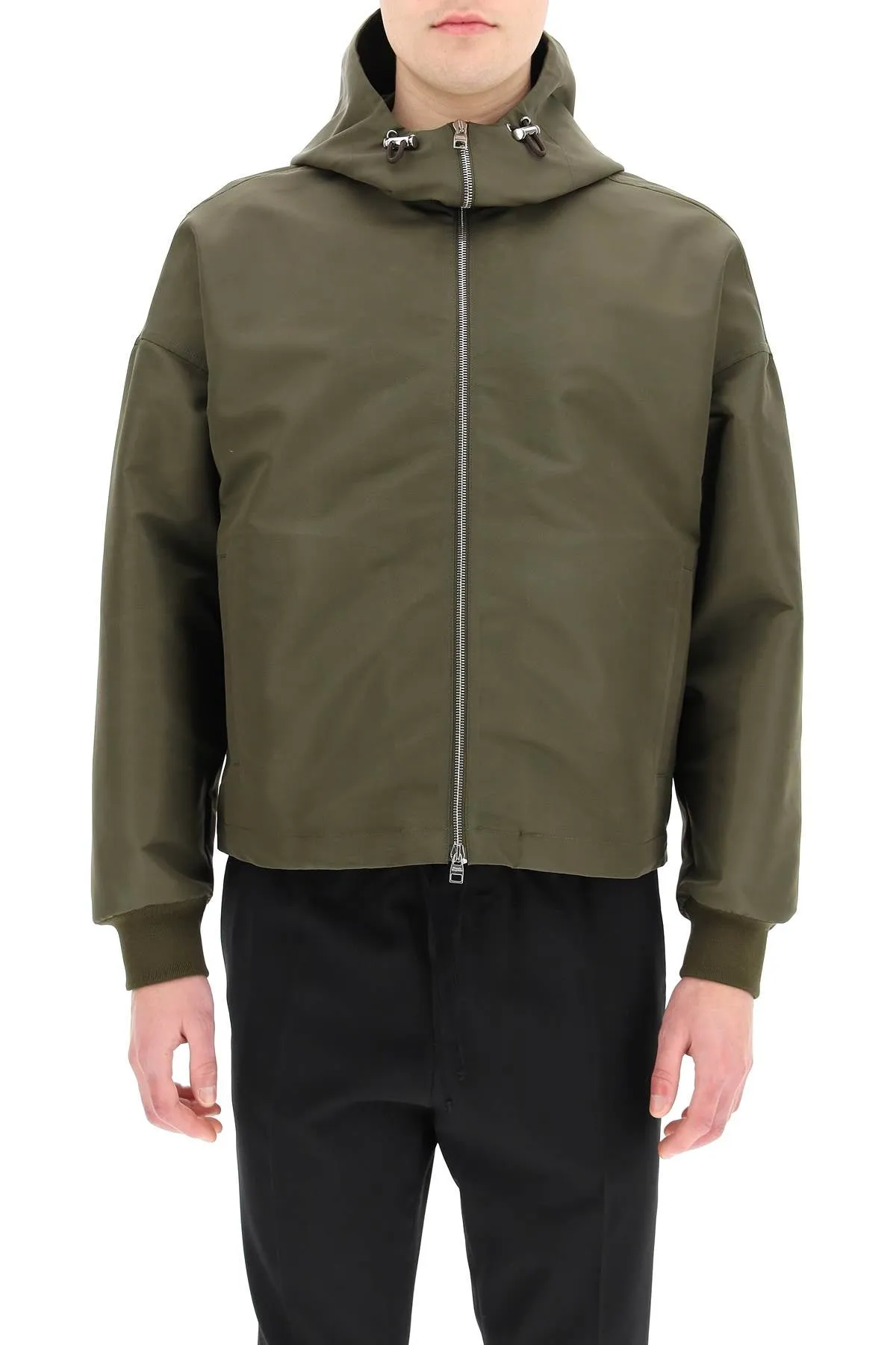 Alexander McQueen Zipped Hooded Jacket