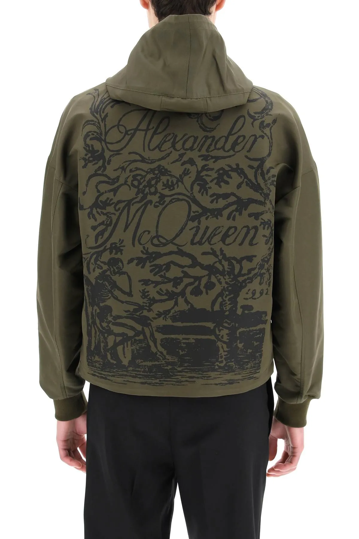 Alexander McQueen Zipped Hooded Jacket