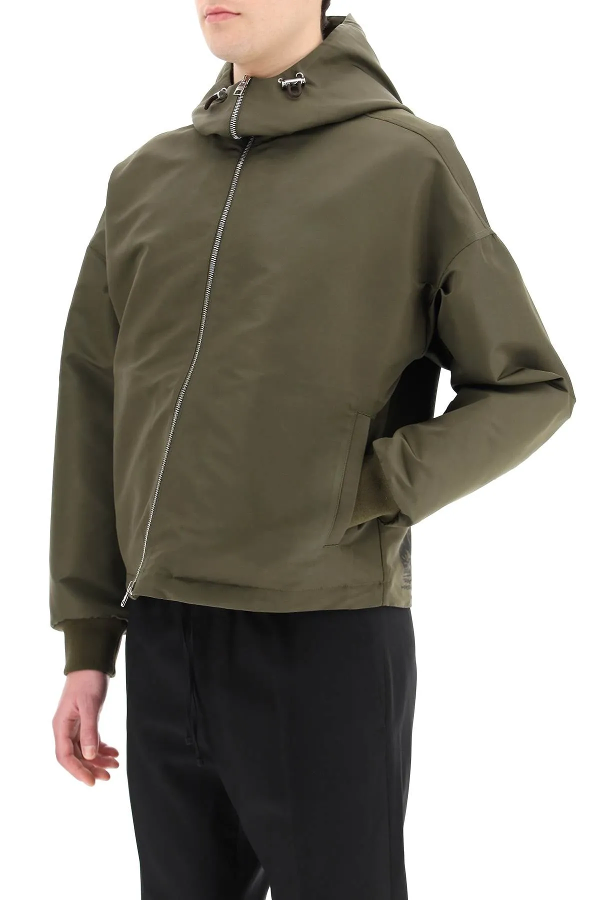 Alexander McQueen Zipped Hooded Jacket