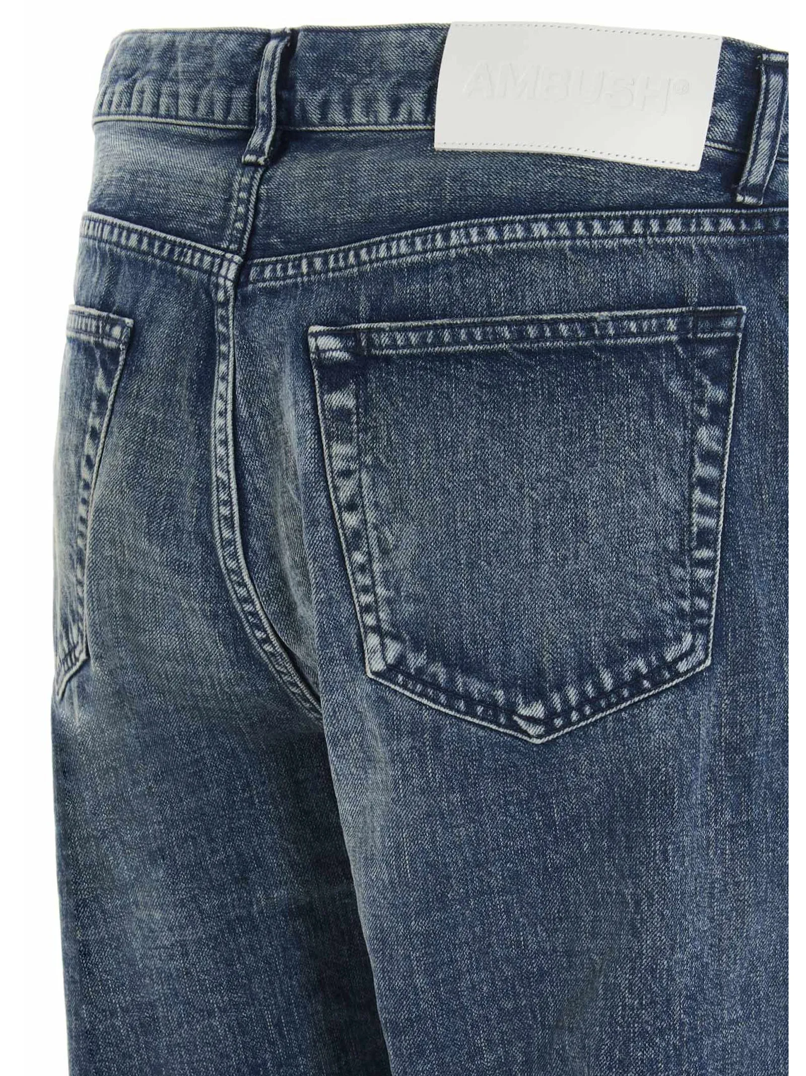 Ambush Logo Patch Straight Leg Jeans