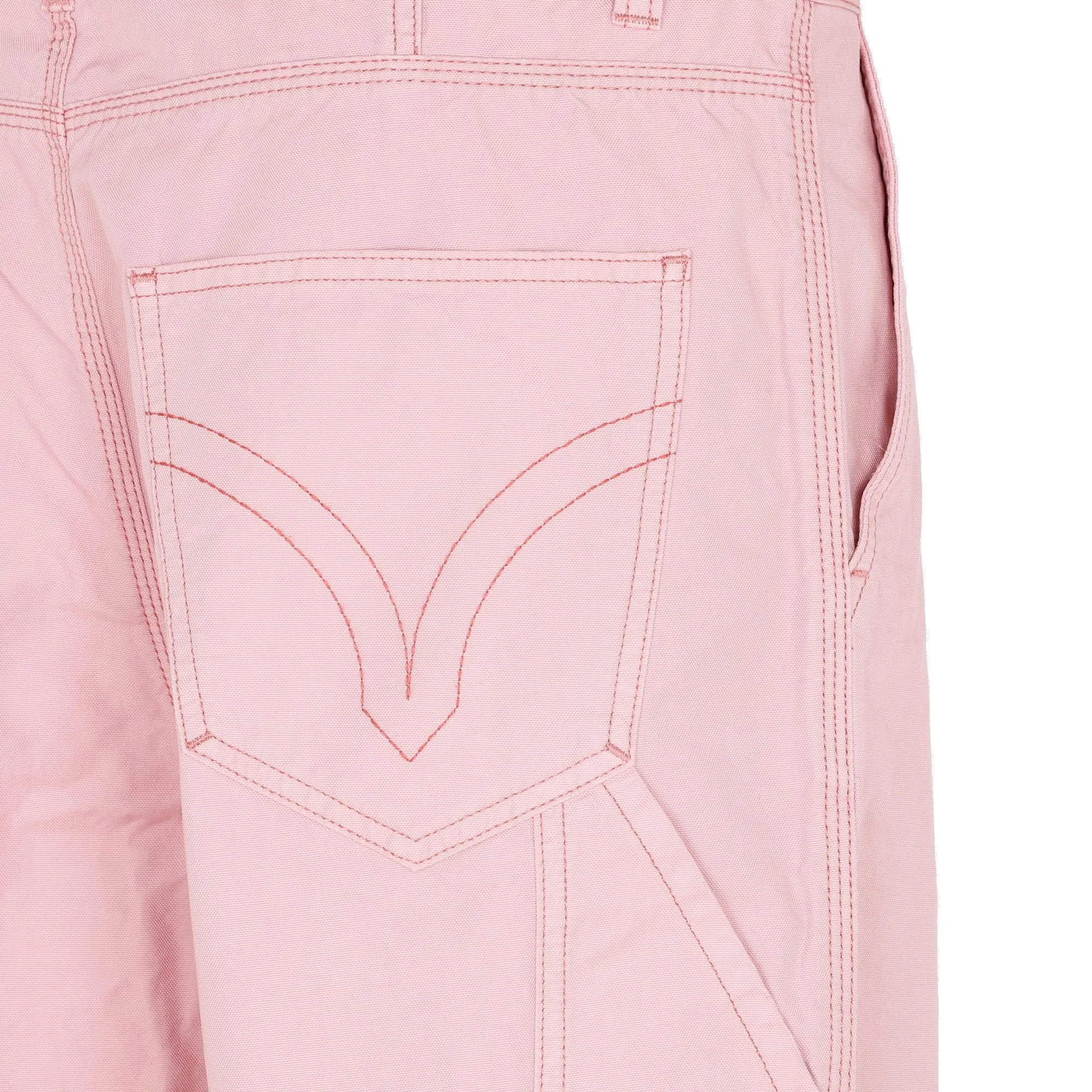 AMI Contrast-Stitch Straight-Leg Pants