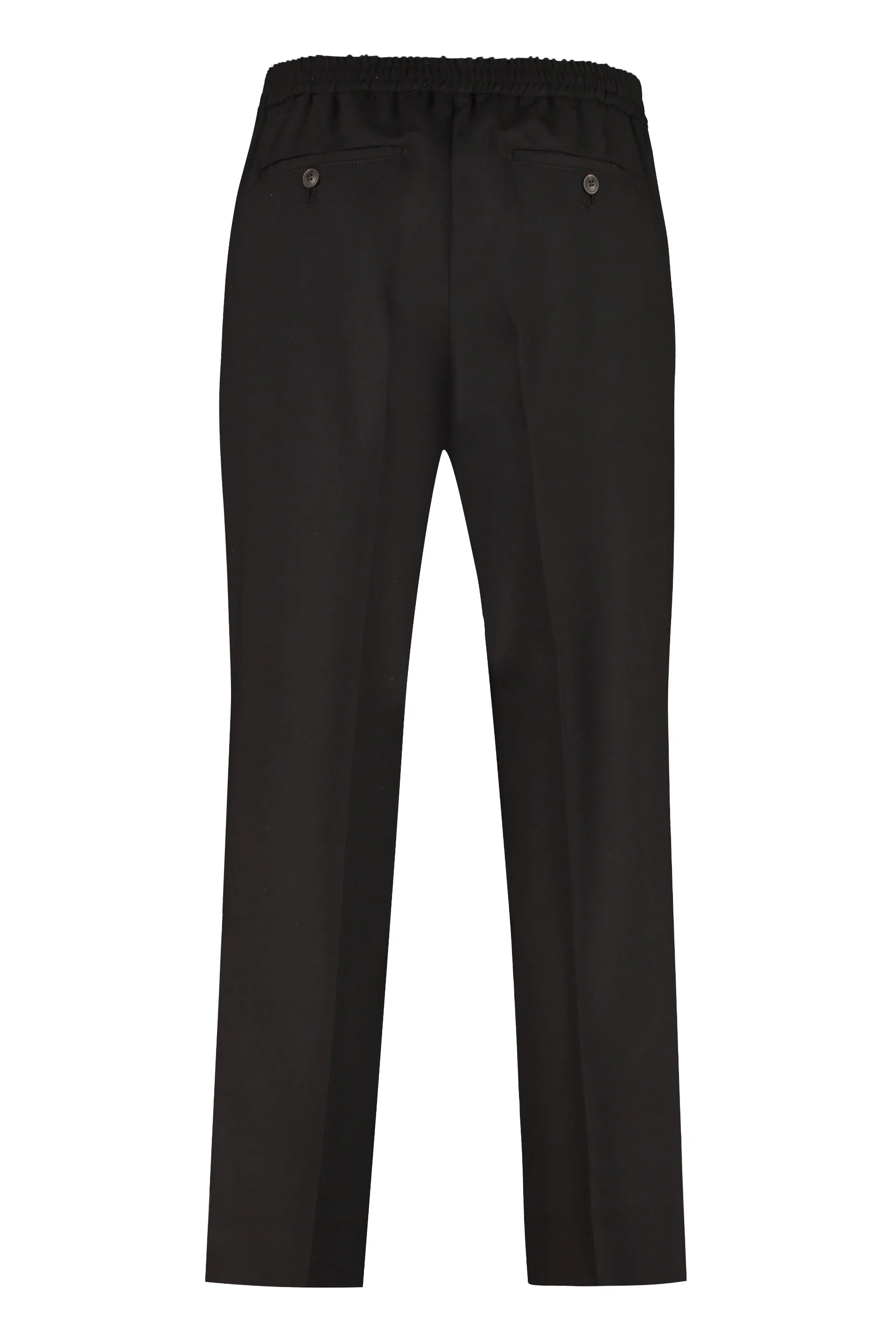 AMI Cropped Elasticated Waist Trousers