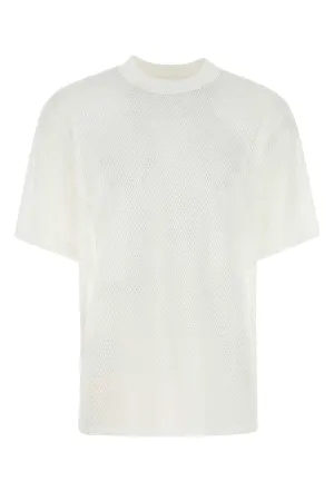 AMI Mesh Detailed Crewneck T-Shirt