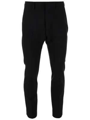 AMI Straight Leg Cropped Trousers