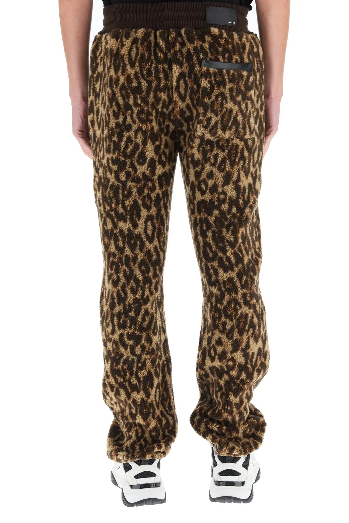 Amiri Leopard Printed Drawstring Trousers