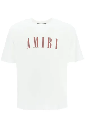 Amiri Logo Printed Crewneck T-Shirt