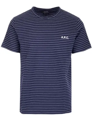A.P.C. Striped Crewneck T-Shirt
