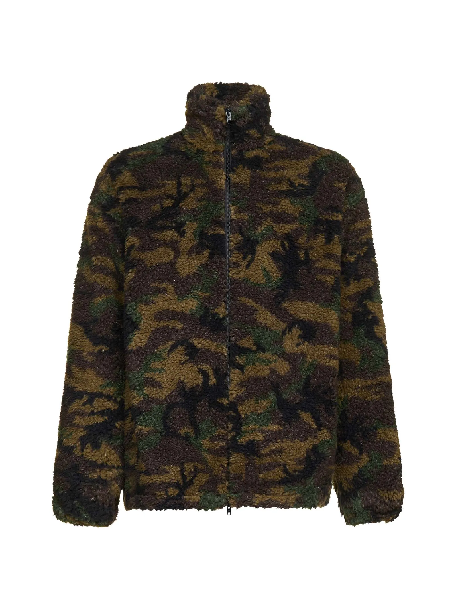 Balenciaga Camouflage-Print Zip-Up Jacket