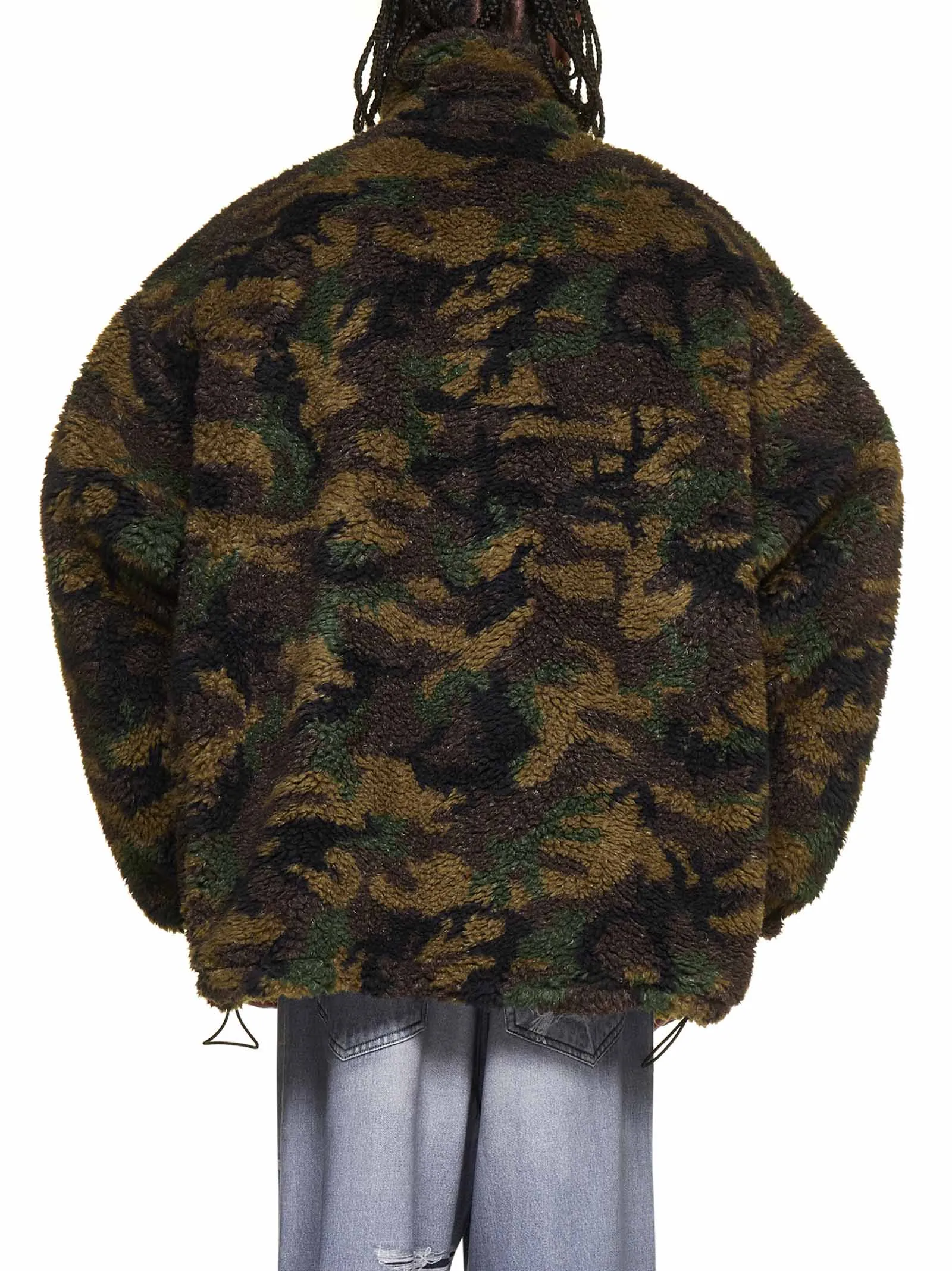 Balenciaga Camouflage-Print Zip-Up Jacket