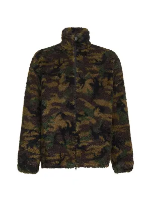 Balenciaga Camouflage-Print Zip-Up Jacket