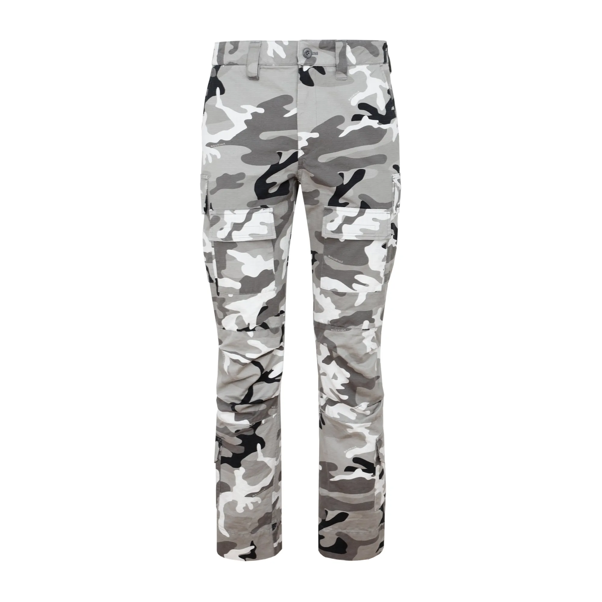 Balenciaga Camouflage Printed Cargo Trousers