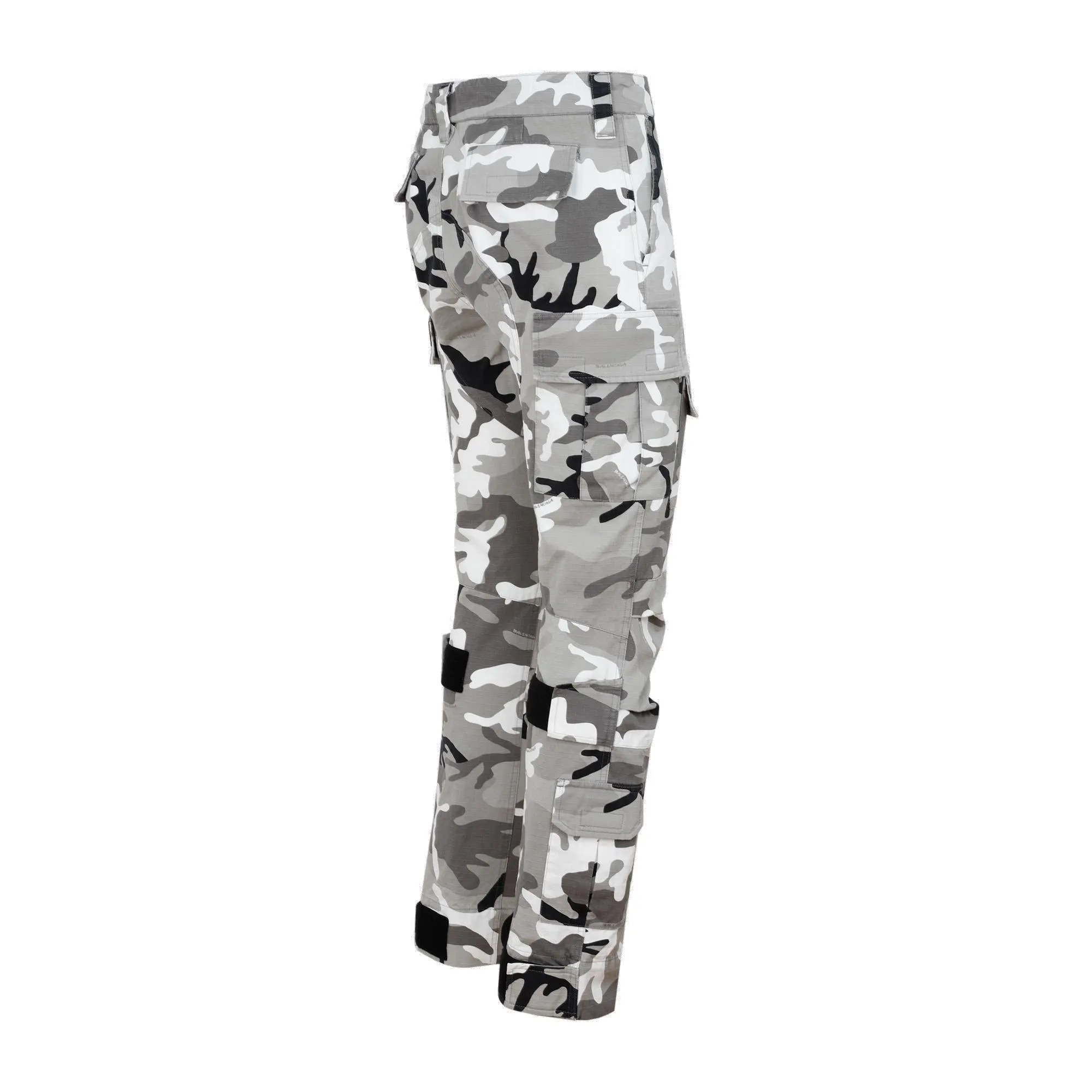 Balenciaga Camouflage Printed Cargo Trousers