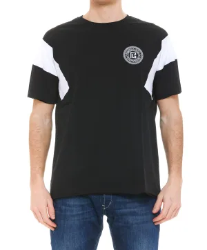 Balmain Color-Block Crewneck T-Shirt