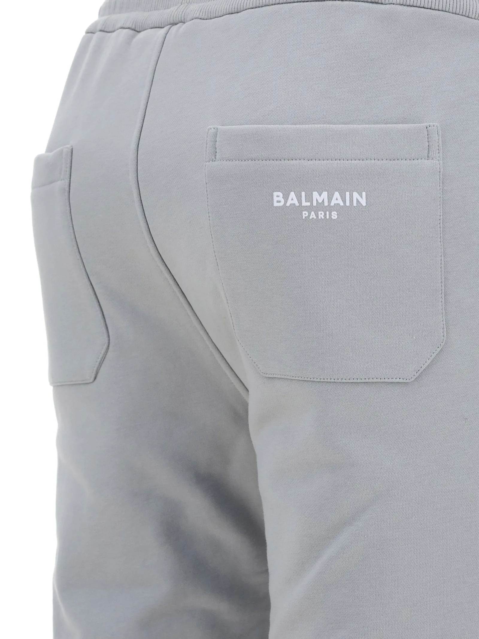 Balmain Drawstring Elastic Waist Track Shorts