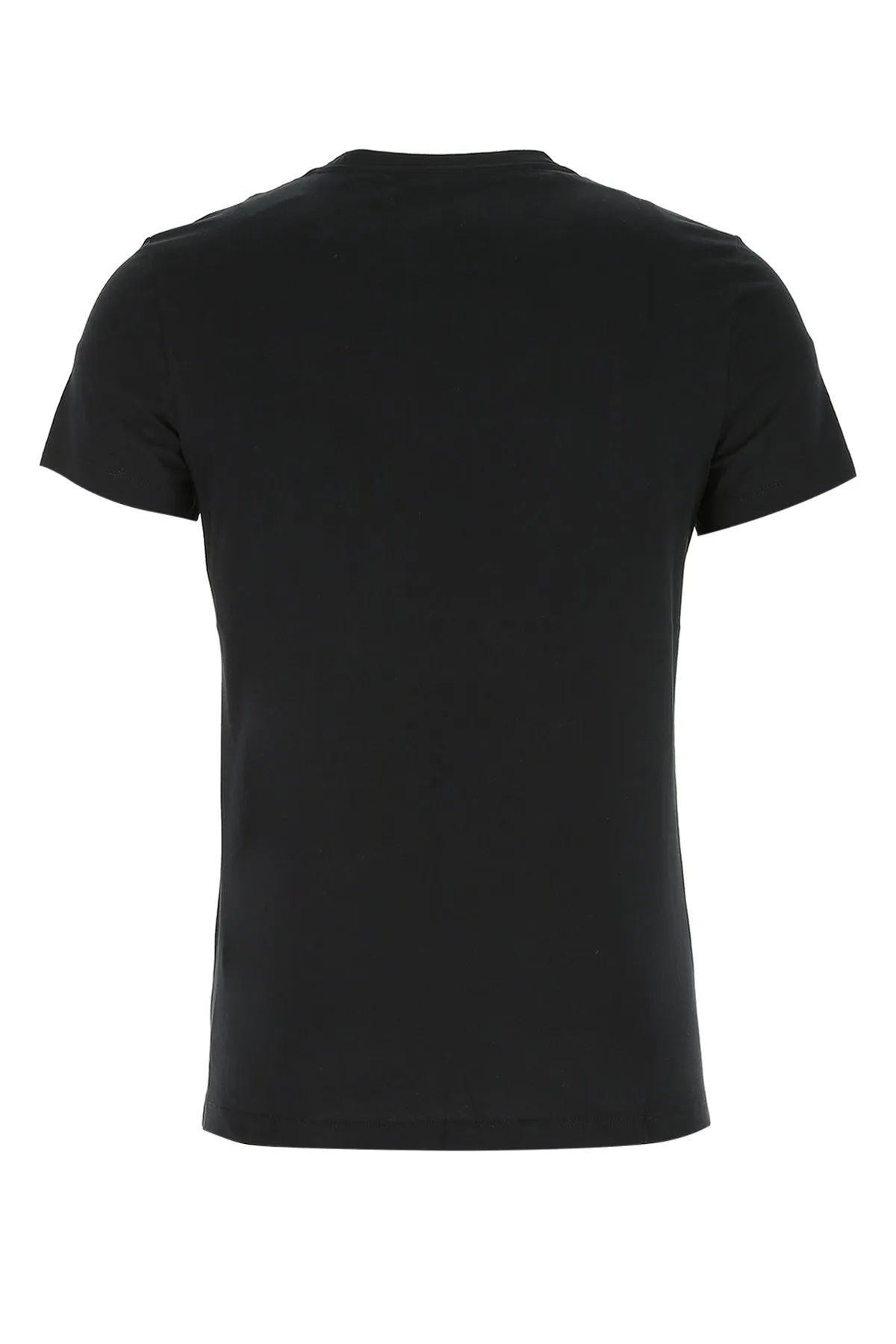 Balmain Flocked Logo Crewneck T-Shirt