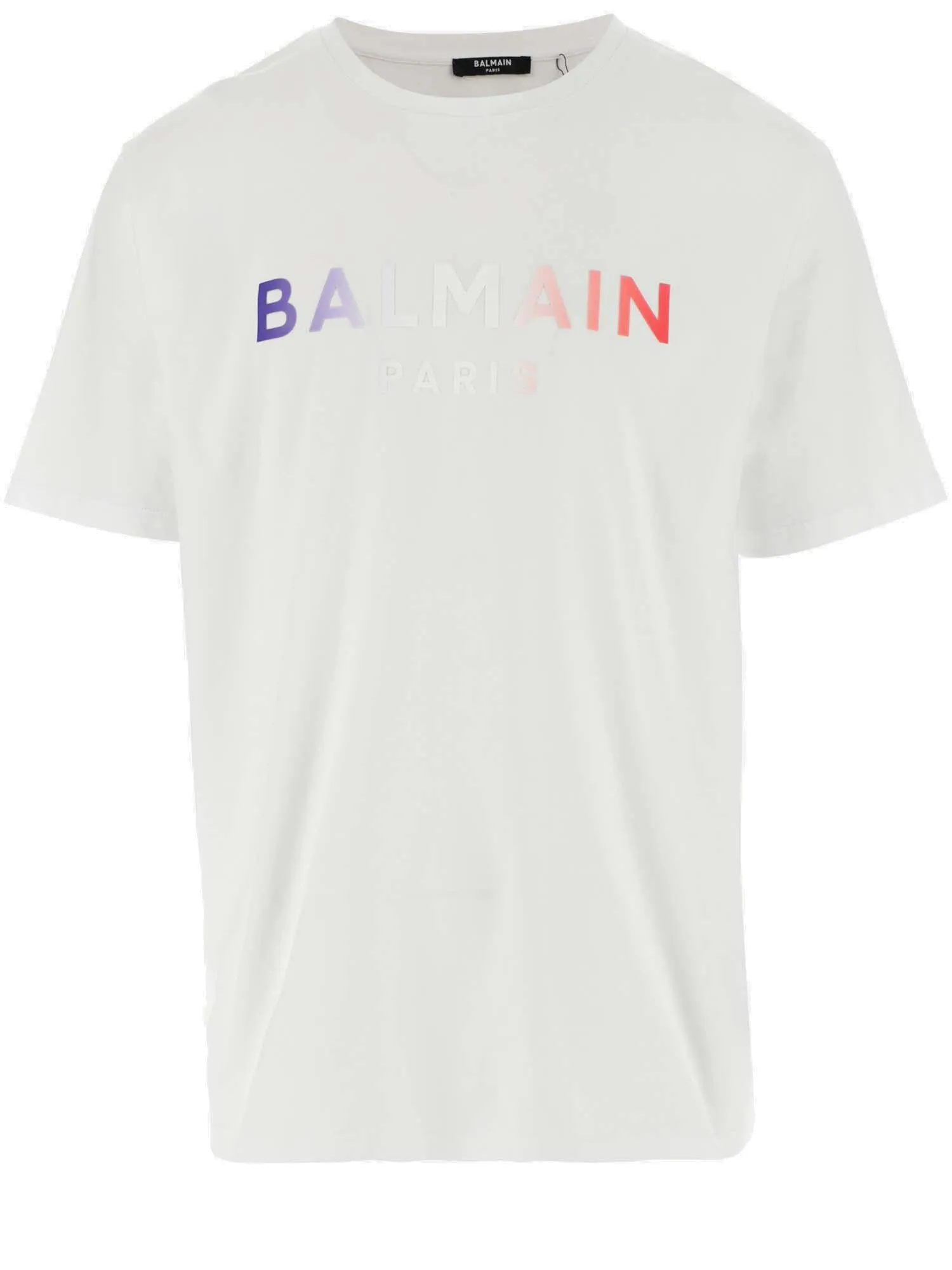 Balmain Logo Printed Crewneck T-Shirt