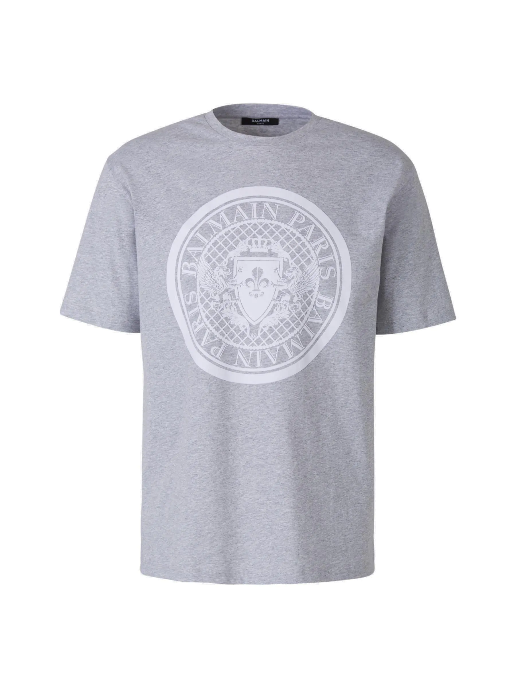 Balmain Logo Printed Crewneck T-Shirt