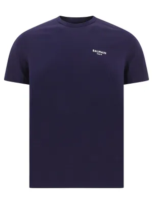 Balmain Logo Printed Crewneck T-Shirt