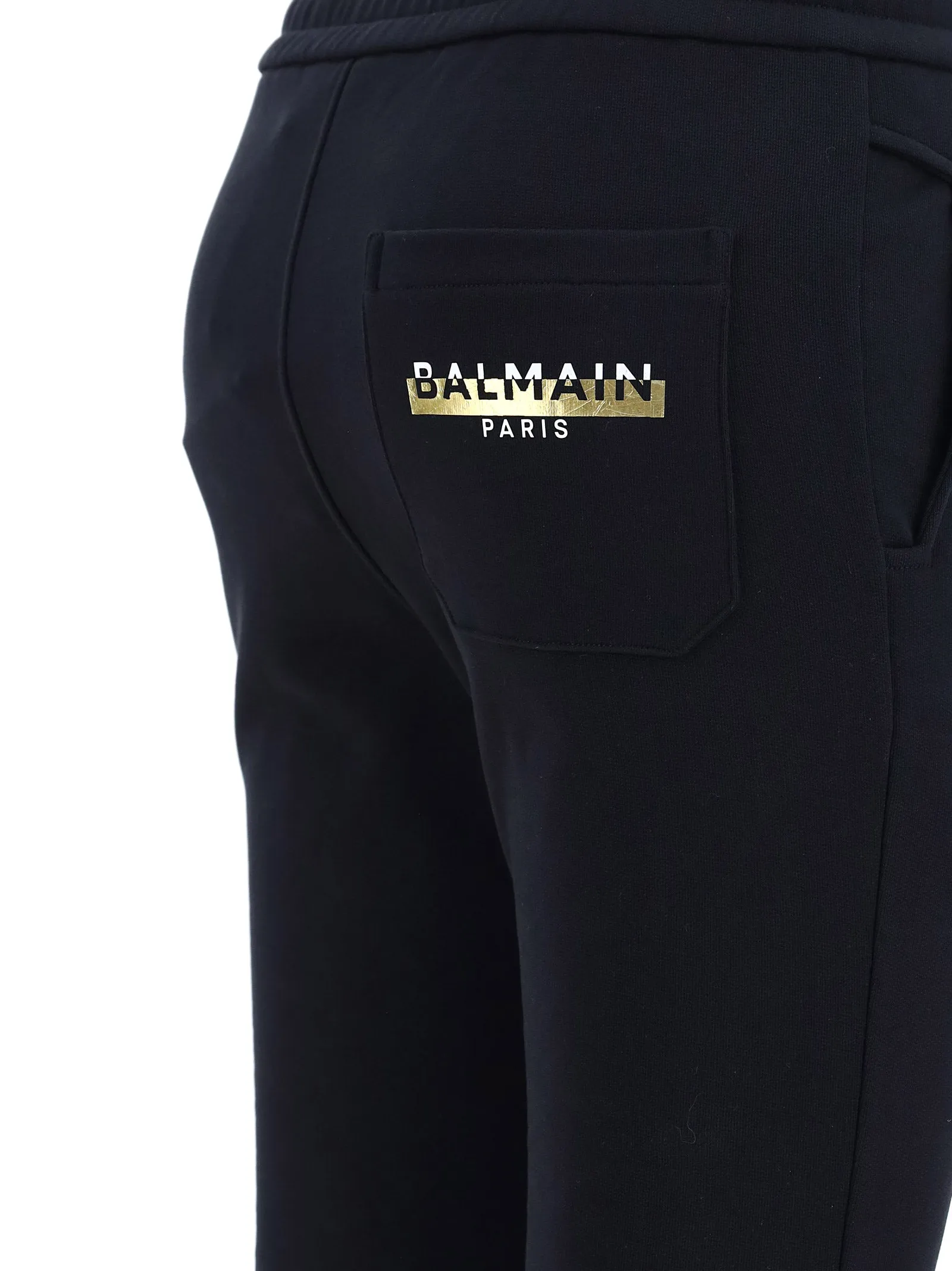 Balmain Logo Printed Drawstring Track Pants