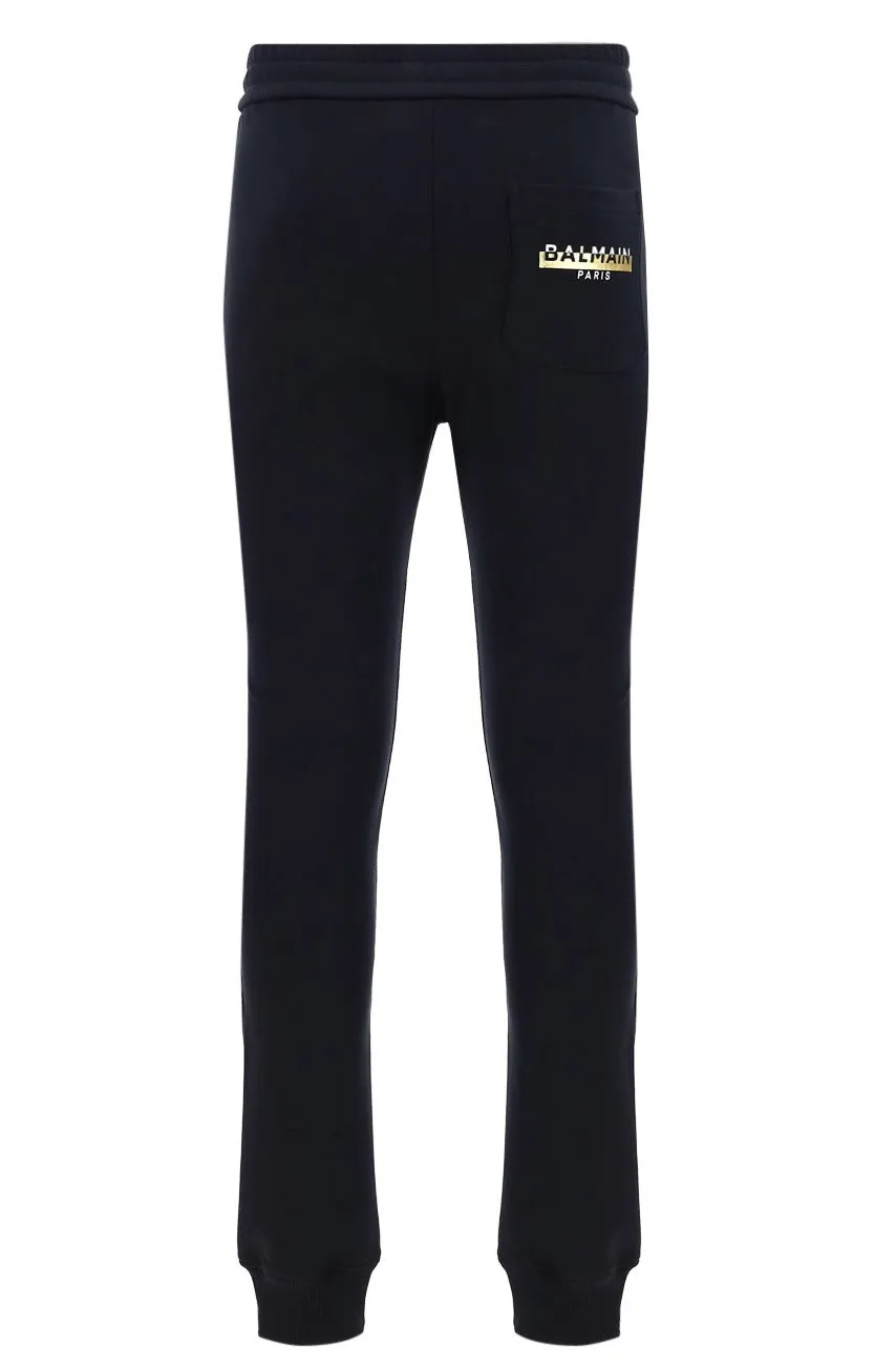 Balmain Logo Printed Drawstring Track Pants