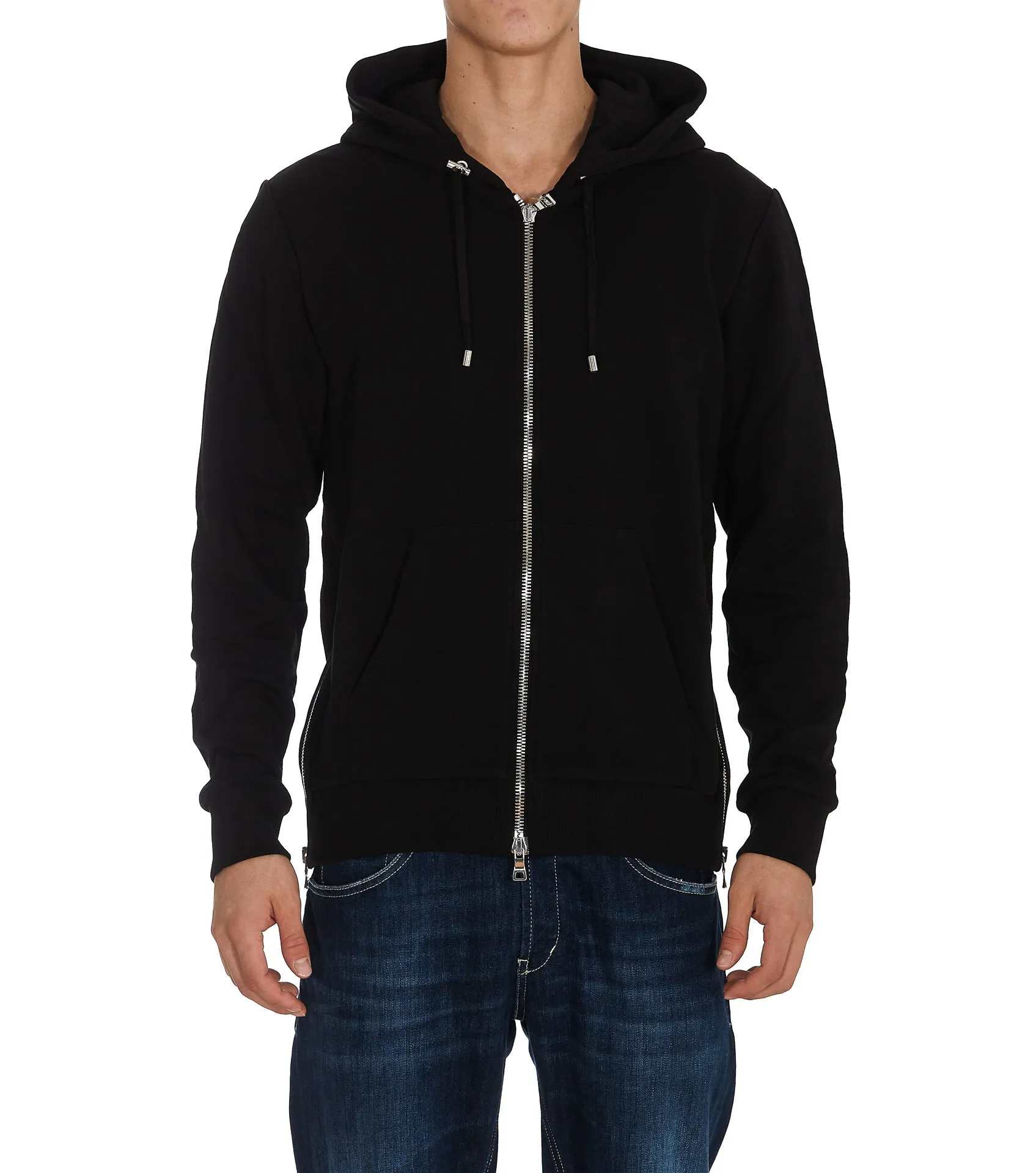 Balmain Logo Printed Hooded Jacket