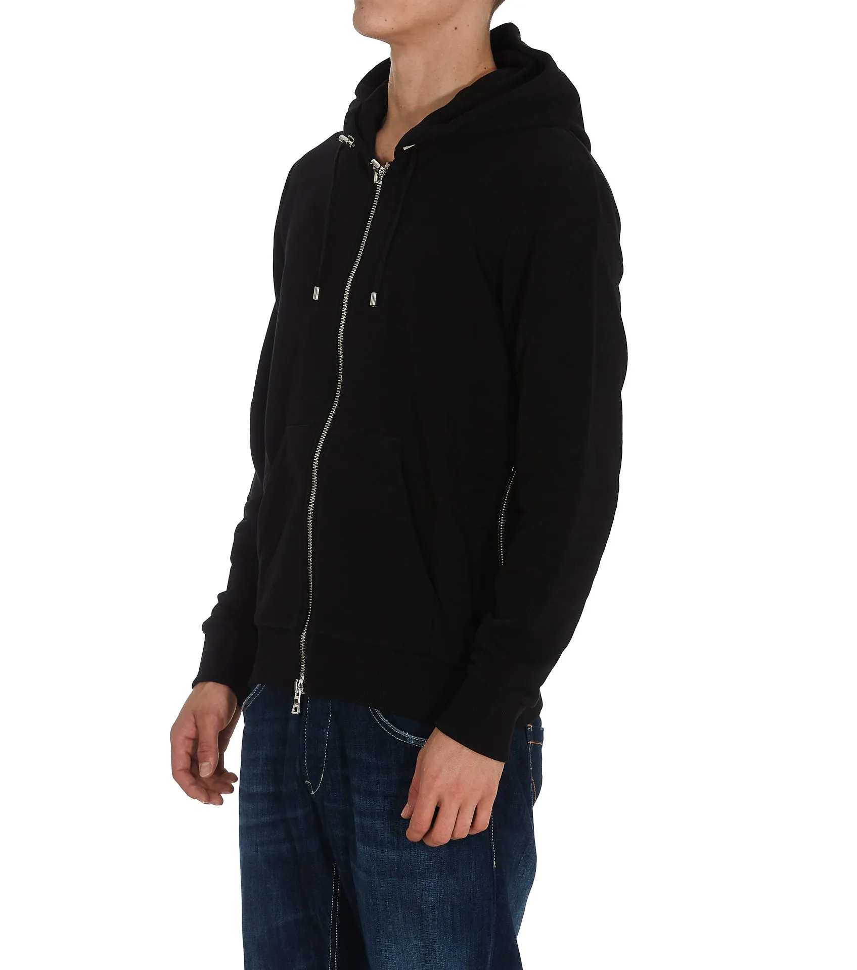 Balmain Logo Printed Hooded Jacket