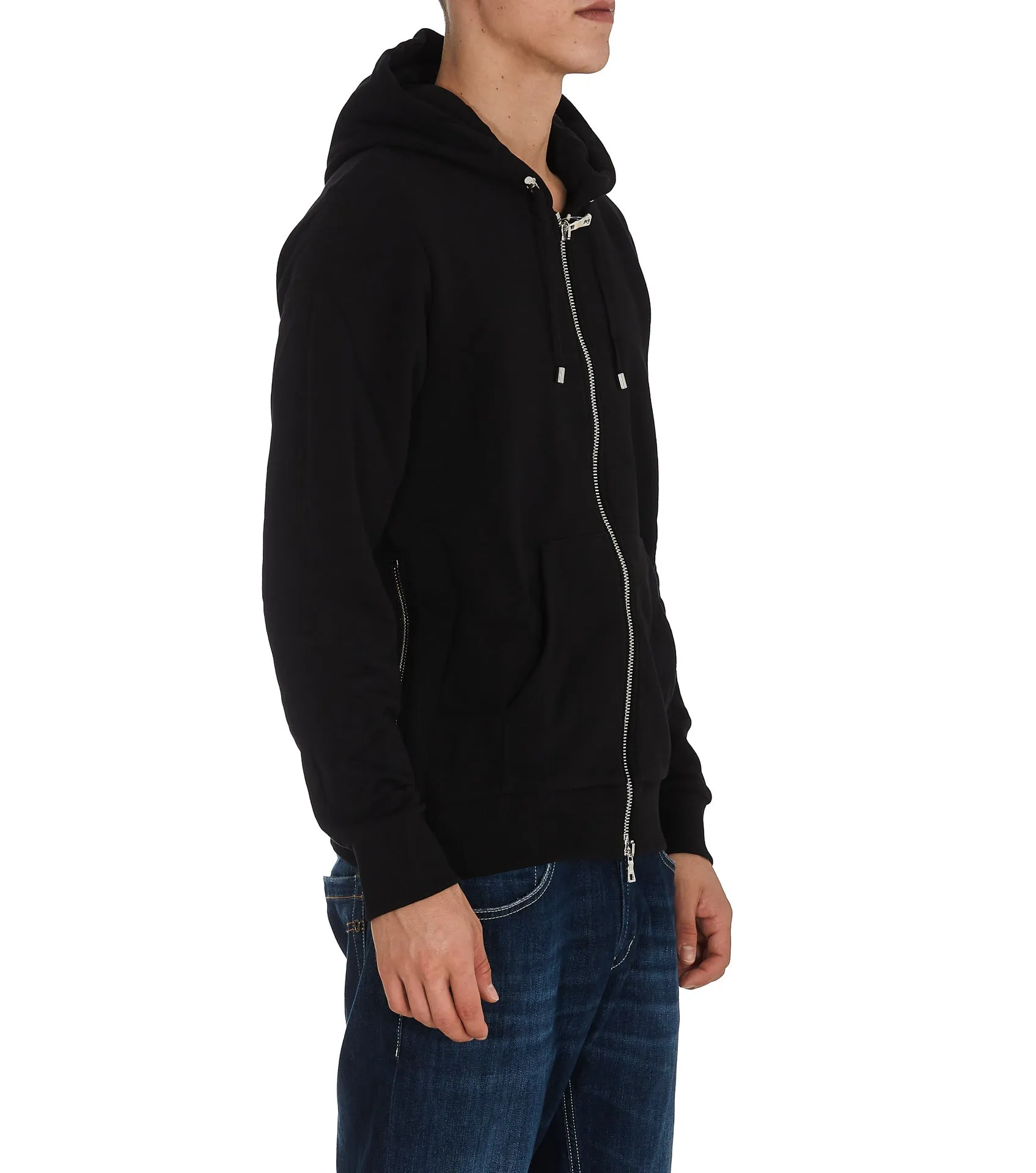 Balmain Logo Printed Hooded Jacket